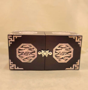 Wooden, Mother of Pearl Inlay - Folding Drawer box