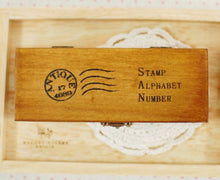 Load image into Gallery viewer, Upper Case Alphabet and Number Stamp Set (42 Pieces)