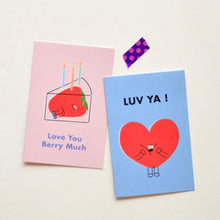 Load image into Gallery viewer, Strawberry Cake - Greeting Card