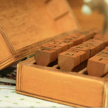 Load image into Gallery viewer, Antique Korean Letters and Symbols Stamp Set (33pcs)