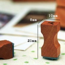 Load image into Gallery viewer, Antique Korean Letters and Symbols Stamp Set (33pcs)