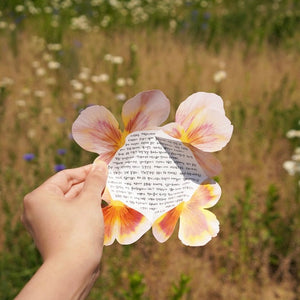 Pansy -  Flower Folding Card