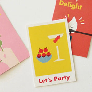 Let's Party Cherry Card