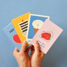 Load image into Gallery viewer, Strawberry Cake - Greeting Card