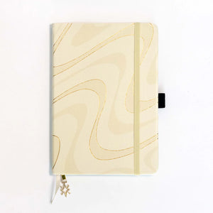 Swirl Dotted Notebook with Colored Edge - AmandaRachLee
