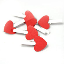 Load image into Gallery viewer, Wooden Clothespins - Hearts