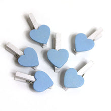 Load image into Gallery viewer, Wooden Clothespins - Hearts