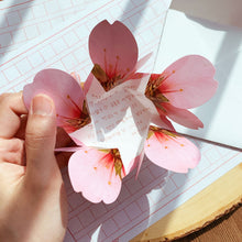 Load image into Gallery viewer, Almond Blossom - Flower Folding Card