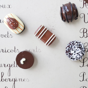 Chocolate Bon Bon Magnets - 5 Piece Set
