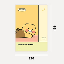 Load image into Gallery viewer, Kakao Friends Undated Monthly Planner