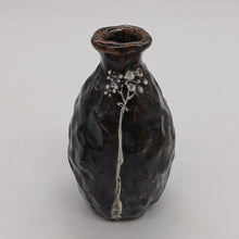Load image into Gallery viewer, White Tree Vase - Small Long Brown