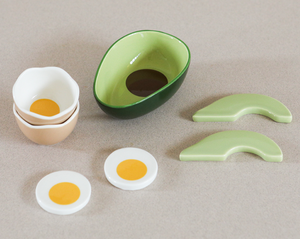 Avo & Egg Bowl & Spoon Rest Set
