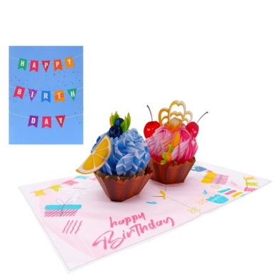 Birthday Cupcakes  - Pop Up