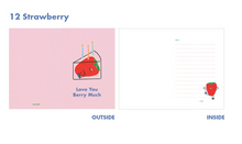 Load image into Gallery viewer, Strawberry Cake - Greeting Card