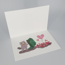 Load image into Gallery viewer, I Love You Raccoon - Card