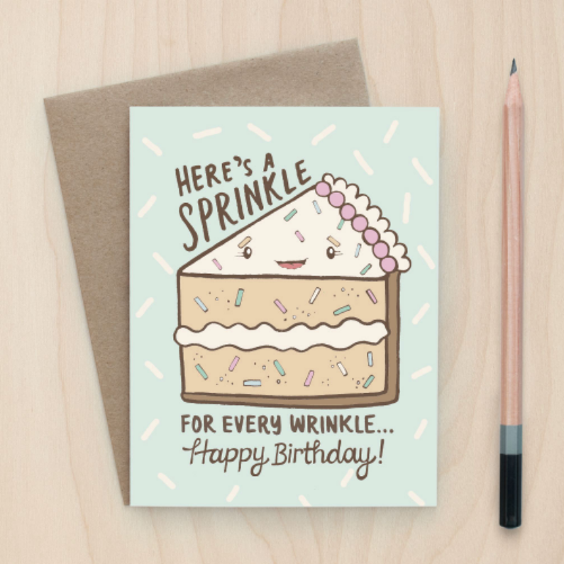 Sprinkles and Wrinkles Card Sprinkles and Wrinkles Card