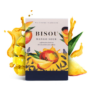Mango Sour - Caffeine Free Herbal Tea - Bisou Bar - (15 tea bags)