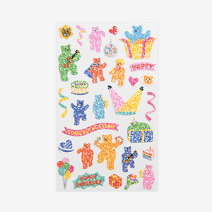 Hologram Sticker (Remover) - 02 Jelly Bear Party