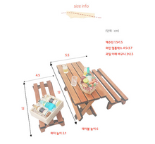 Load image into Gallery viewer, Miniature Antique Picnic Set