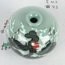 Load image into Gallery viewer, Celadon Longevity Haenggo Vase
