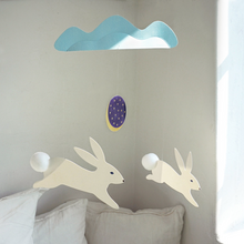 Load image into Gallery viewer, Paper Mobile - Hello Bunny