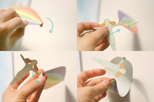 Load image into Gallery viewer, Riding the Rainbow - Paper Mobile Card