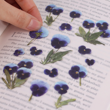 Load image into Gallery viewer, Pressed Flower Sticker - Pansy