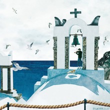 Load image into Gallery viewer, Santorini - Postcard