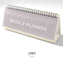 Load image into Gallery viewer, Colour Standing Weekly Planner (Undated)