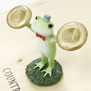 Frog Musician Miniature Figurines