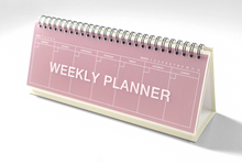 Load image into Gallery viewer, Colour Standing Weekly Planner (Undated)