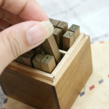 Load image into Gallery viewer, Antique School Book Stamp set