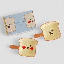 Load image into Gallery viewer, Handle Plate 2P Set -  02 Bread Dong Gu