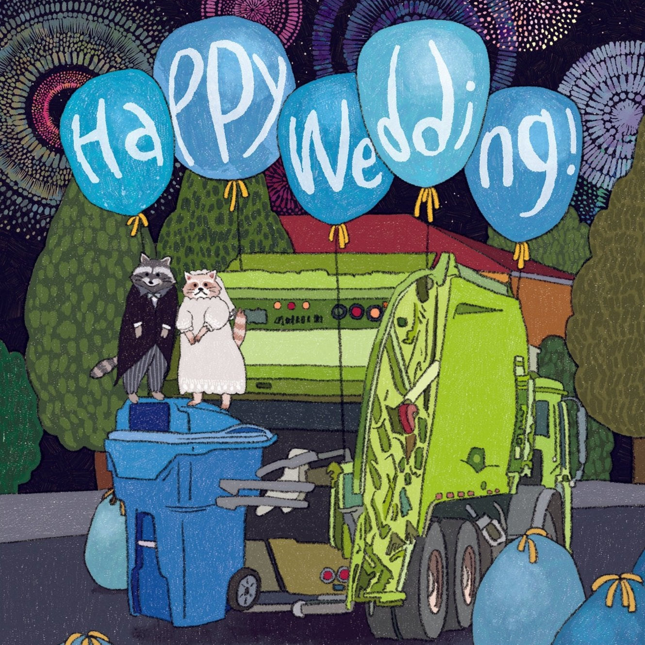 Racoon wedding | Beachweddingtips.com