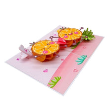 Load image into Gallery viewer, Love Oranges - Pop Up Card