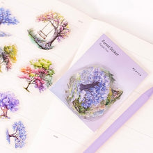 Load image into Gallery viewer, Forest Sticker Set - Purple Tree