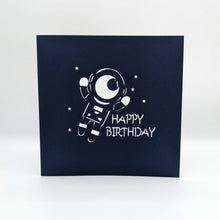 Load image into Gallery viewer, Happy Birthday Astronaut Pop Up Card