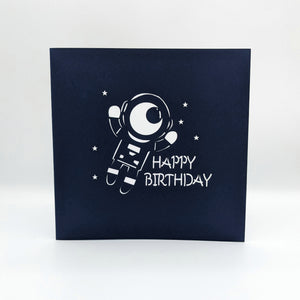 Happy Birthday Astronaut Pop Up Card