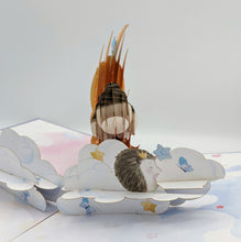 Load image into Gallery viewer, Hedgehog Moon Pop Up Card