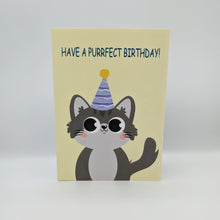 Load image into Gallery viewer, Purrfect Birthday Pop Up Card