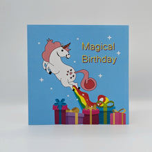Load image into Gallery viewer, Magical Birthday Pop Up Card