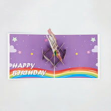 Load image into Gallery viewer, Magical Birthday Pop Up Card