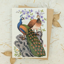 Load image into Gallery viewer, Peacock Love - Greeting Card