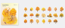 Load image into Gallery viewer, Forest Sticker Set - Yellow Tree