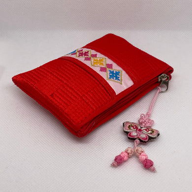 Embroidered Korean Card Wallet