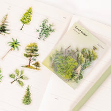 Load image into Gallery viewer, Forest Sticker Set - Green Tree