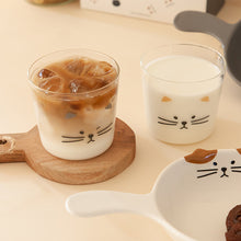 Load image into Gallery viewer, Friendly Cat Glass Cup Set