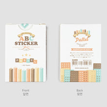 Load image into Gallery viewer, Alphabet Sticker Pack - Pastel
