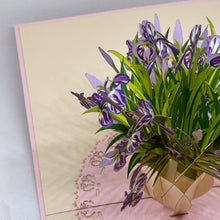Load image into Gallery viewer, Iris Flowers - Pop Up Card
