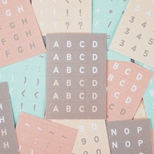 Load image into Gallery viewer, Alphabet Sticker Pack - Pastel
